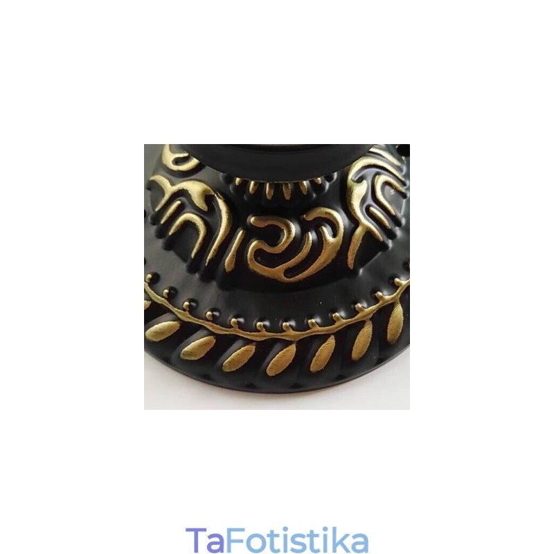 17*Ευρωπαϊκή Αγροτική Δημιουργική Τέχνη από βιτρό απορροφητικό φως λαμπτήρα θόλου