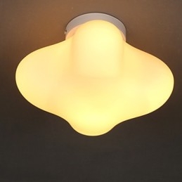 22*22 εκ. Σύγχρονο και συμβατό μονό κεφάλι Lucky Grass Glass Dome Light