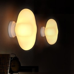 22*22 εκ. Σύγχρονο και συμβατό μονό κεφάλι Lucky Grass Glass Dome Light