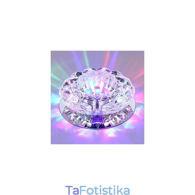 Κρυστάλλινο φωτιστικό οροφής Spotlight SMD 3W Creative Lamp Absorb Dome Light