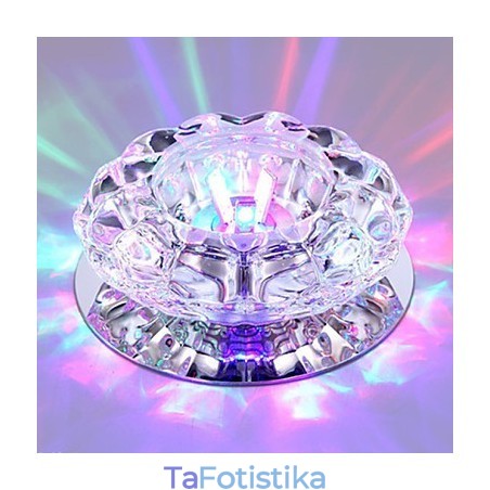 Κρυστάλλινο φωτιστικό οροφής Spotlight SMD 3W Creative Lamp Absorb Dome Light Κρυστάλλινο φωτιστικό οροφής Spotlight SMD 3W Creative Lamp Absorb Dome Light