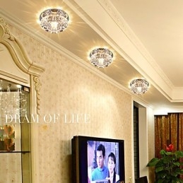 Κρυστάλλινο φωτιστικό οροφής Spotlight SMD 3W Creative Lamp Absorb Dome Light