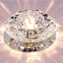 Κρυστάλλινο φωτιστικό οροφής Spotlight SMD 3W Creative Lamp Absorb Dome Light