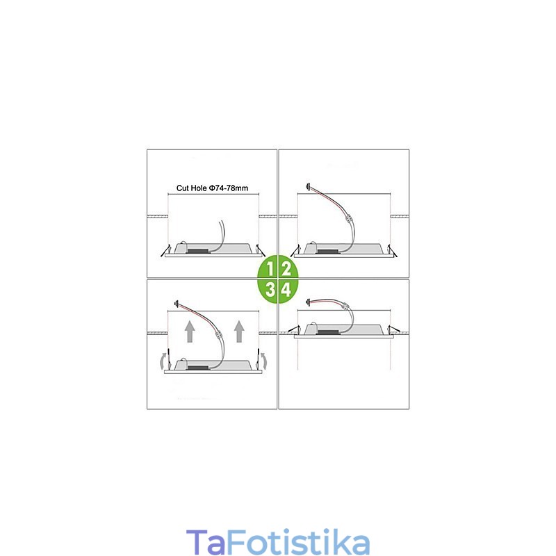 Σύγχρονη Σύγχρονη Ζωγραφική Metal Flush Mount