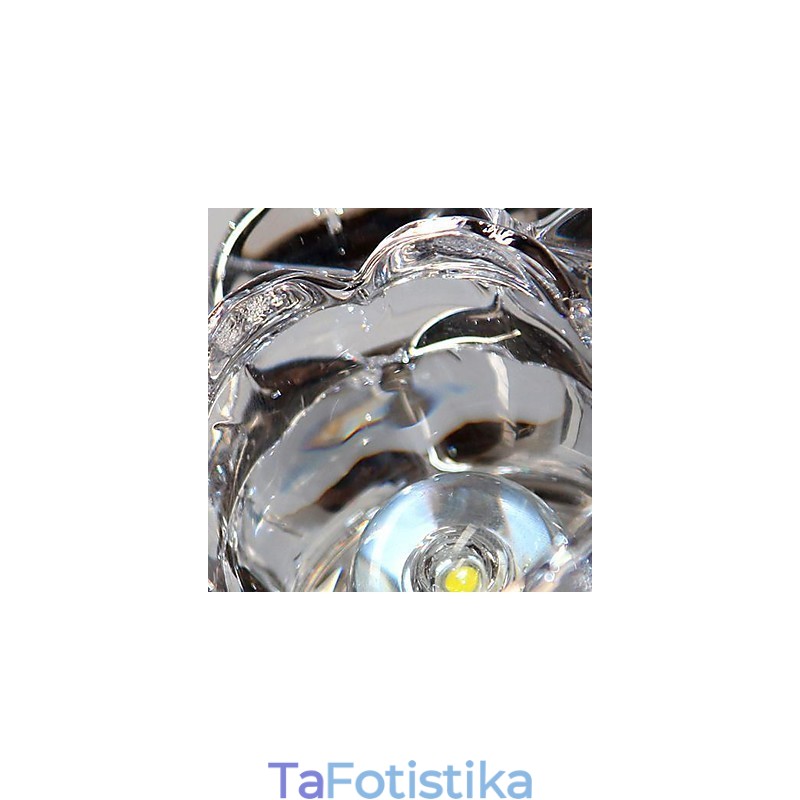 Μοντέρνο, μοντέρνο, κρύσταλλο μίνι στυλ, ηλεκτρολυμένο μεταλλικό χωνευτό στήριγμα