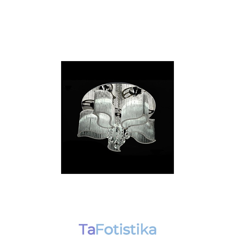 Σύγχρονη, σύγχρονη, μεταλλική βάση χρώμιο