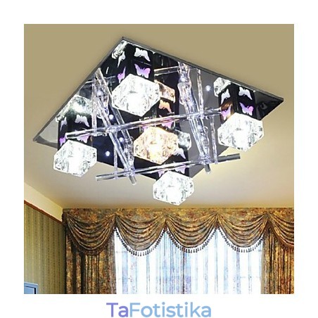 Μοντέρνο Σύγχρονο Κρυστάλλινο Γυαλί Flush Mount Μοντέρνο Σύγχρονο Κρυστάλλινο Γυαλί Flush Mount