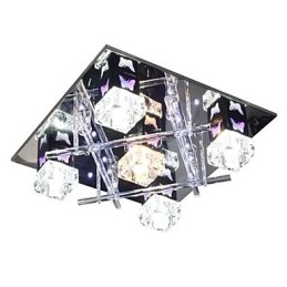 Μοντέρνο Σύγχρονο Κρυστάλλινο Γυαλί Flush Mount