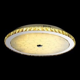 Μοντέρνο Σύγχρονο Crystal Metal Flush Mount