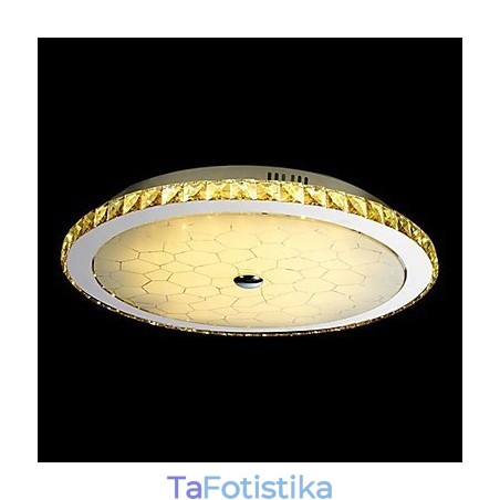 Μοντέρνο Σύγχρονο Crystal Metal Flush Mount Μοντέρνο Σύγχρονο Crystal Metal Flush Mount