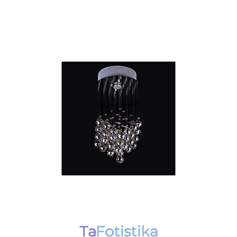 1 Φωτιστικό Clear Light Κ9 Κρυστάλλινο Φωτιστικό Πολυέλαιος