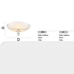 Μοντέρνο Σύγχρονο Crystal Flush MountBedroom