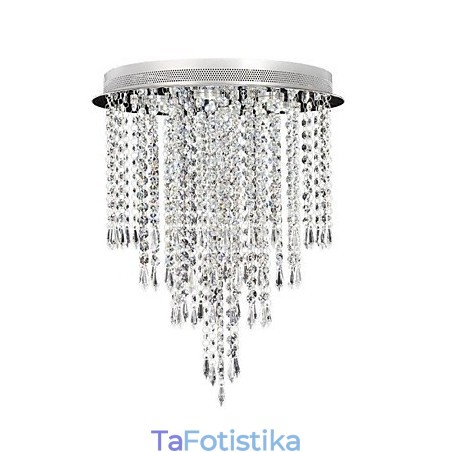 Μοντέρνο μοντέρνο Crystal Chrome Crystal Flush Mount Kids Μοντέρνο μοντέρνο Crystal Chrome Crystal Flush Mount Kids