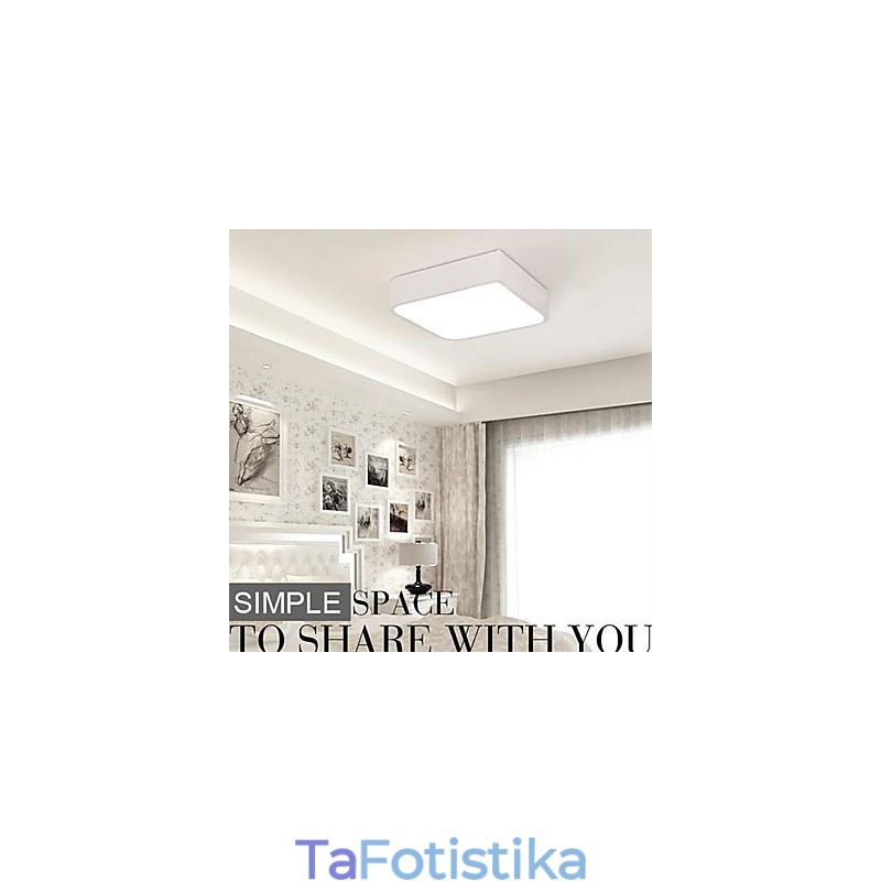 Σύγχρονη σύγχρονη ζωγραφική Metal Flush Mount Light
