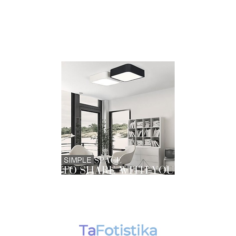 Σύγχρονη σύγχρονη ζωγραφική Metal Flush Mount Light