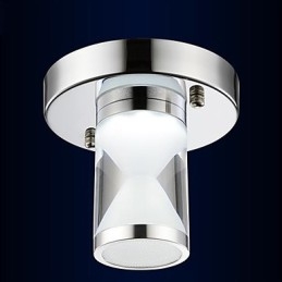 Μοντέρνο Σύγχρονο Φως βάσης Χρώμιο Metal Flush Mount