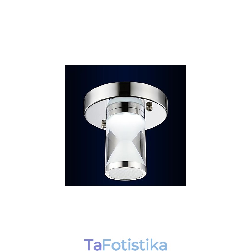 Μοντέρνο Σύγχρονο Φως βάσης Χρώμιο Metal Flush Mount