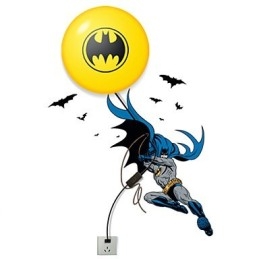 Δημιουργική μόδα ταπετσαρία Batman Diy Wall Stick Μικρό φωτιστικό νύχτας Φωτιστικά τοίχου