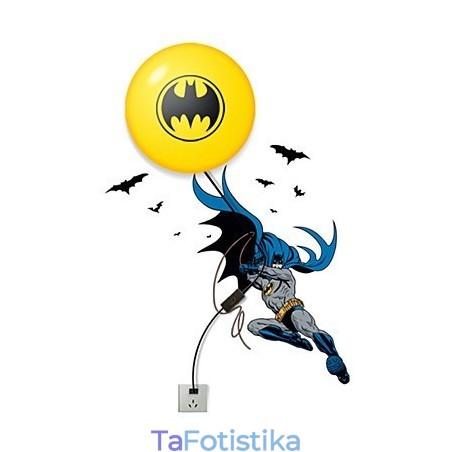 Δημιουργική μόδα ταπετσαρία Batman Diy Wall Stick Μικρό φωτιστικό νύχτας Φωτιστικά τοίχου Δημιουργική μόδα ταπετσαρία Batman Diy Wall Stick Μικρό φωτιστικό νύχτας Φωτιστικά τοίχου