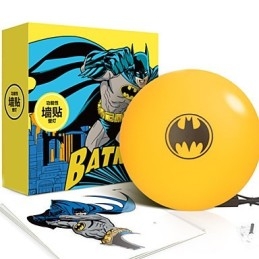 Δημιουργική μόδα ταπετσαρία Batman Diy Wall Stick Μικρό φωτιστικό νύχτας Φωτιστικά τοίχου