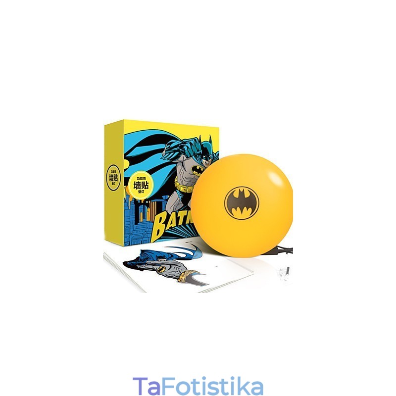 Δημιουργική μόδα ταπετσαρία Batman Diy Wall Stick Μικρό φωτιστικό νύχτας Φωτιστικά τοίχου