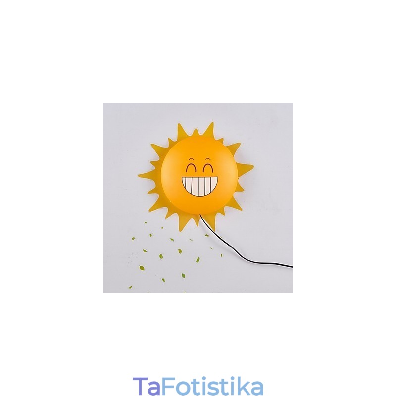 Ταπετσαρία Φωτιστικά τοίχου Flower Face DIY Fun Atmosphere Nightlight Παιδικό φωτιστικό κομοδίνου Διακόσμηση ήλιος