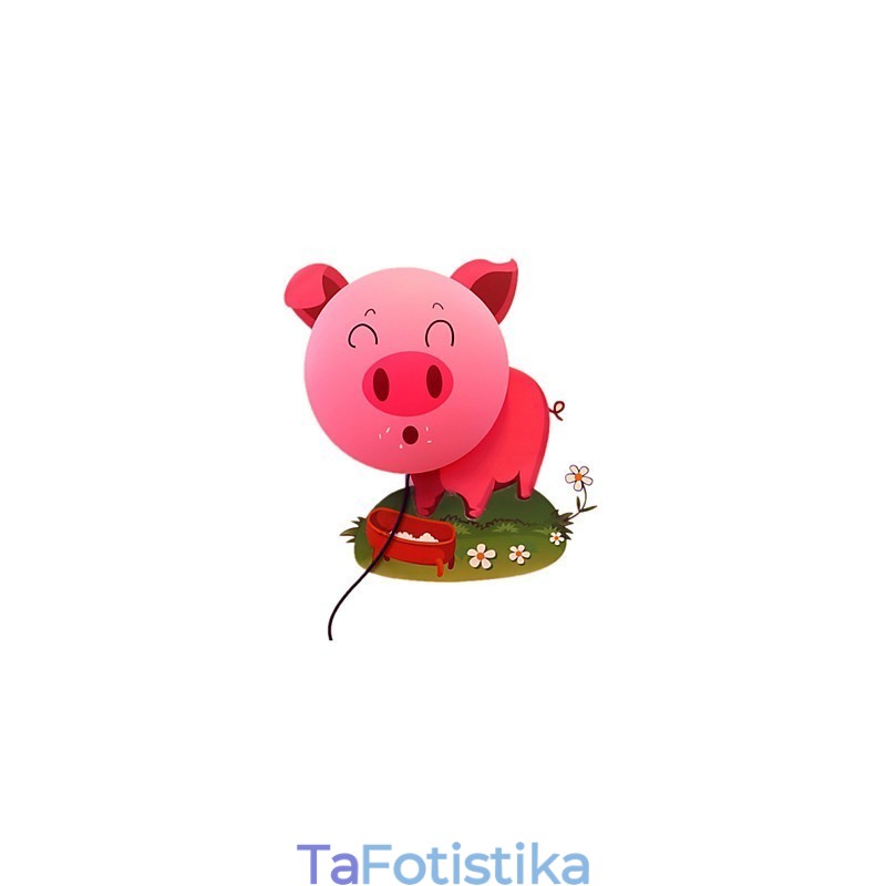 Ταπετσαρία Φωτιστικά τοίχου Flower Face DIY Fun Atmosphere Nightlight Παιδικό φωτιστικό κομοδίνου Διακόσμηση Ροζ γουρουνάκι