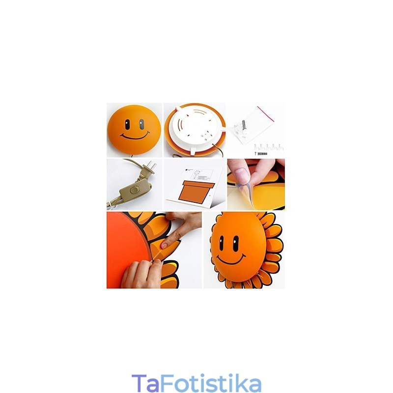 Απλίκες τοίχου Modern Contemporary Creative 3D Χαρτί τοίχου Φωτιστικό τοίχου