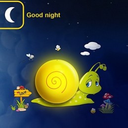 Snail ανθεκτικό σε υψηλές θερμοκρασίες πλαστικό φως και 10 C μπορεί να αφαιρέσει το δημιουργικό 3D φωτιστικό τοίχου