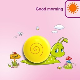 Snail ανθεκτικό σε υψηλές θερμοκρασίες πλαστικό φως και 10 C μπορεί να αφαιρέσει το δημιουργικό 3D φωτιστικό τοίχου