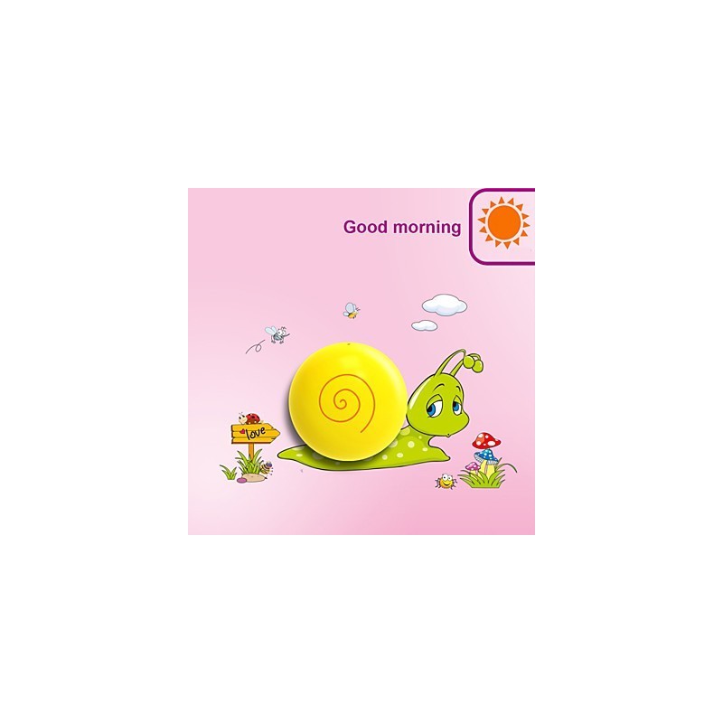 Snail ανθεκτικό σε υψηλές θερμοκρασίες πλαστικό φως και 10 C μπορεί να αφαιρέσει το δημιουργικό 3D φωτιστικό τοίχου
