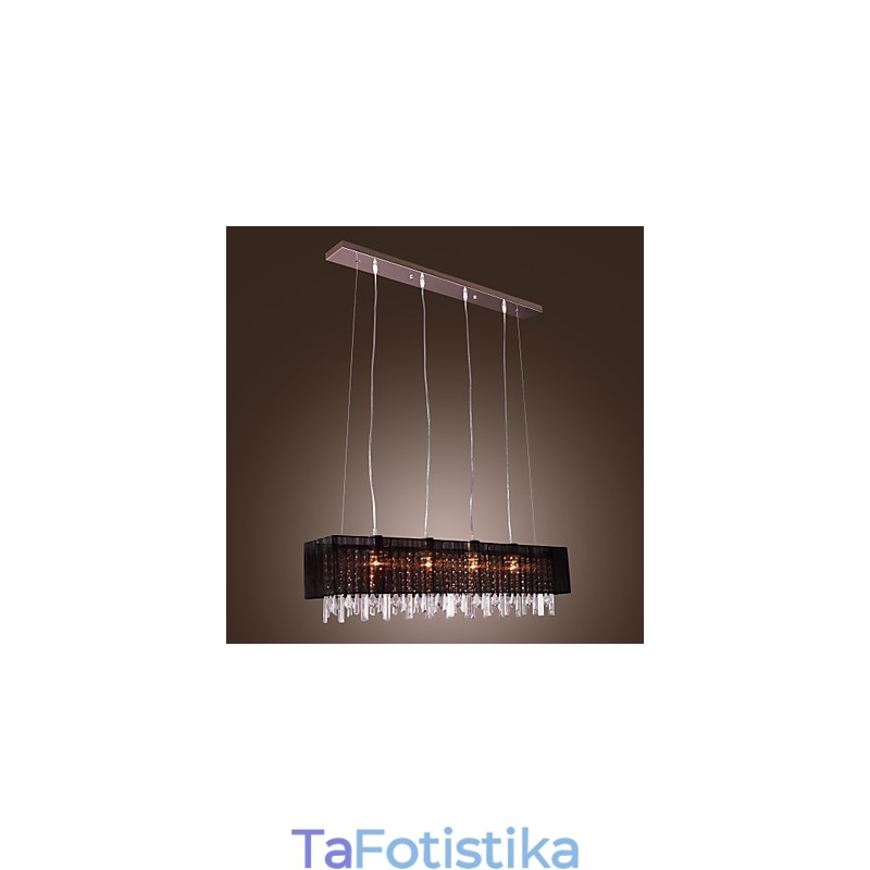 Μοντέρνο Contemporary Island Crystal Others Μεταλλικό κρεμαστό φως