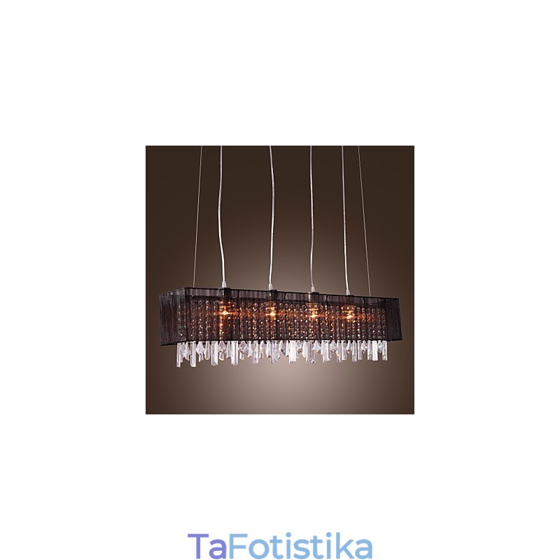 Μοντέρνο Contemporary Island Crystal Others Μεταλλικό κρεμαστό φως