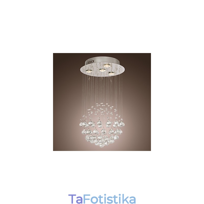 Chandelier Luxury Modern Crystal 4 Lights