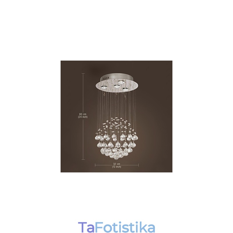 Chandelier Luxury Modern Crystal 4 Lights