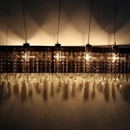 Μοντέρνο Contemporary Island Crystal Others Μεταλλικό κρεμαστό φως