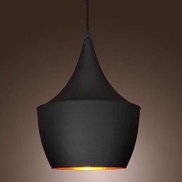 Κρεμαστό Φωτιστικό Ρετρό Vintage Tom Dixon Σχέδιο Μαύρο
