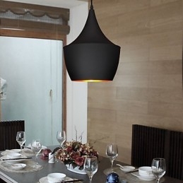 Κρεμαστό Φωτιστικό Ρετρό Vintage Tom Dixon Σχέδιο Μαύρο
