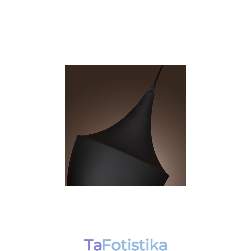 Κρεμαστό Φωτιστικό Ρετρό Vintage Tom Dixon Σχέδιο Μαύρο