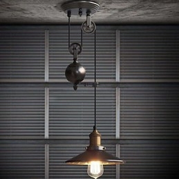Κρεμαστά φωτιστικά Rustic Lodge Vintage Retro Country Garage Metal
