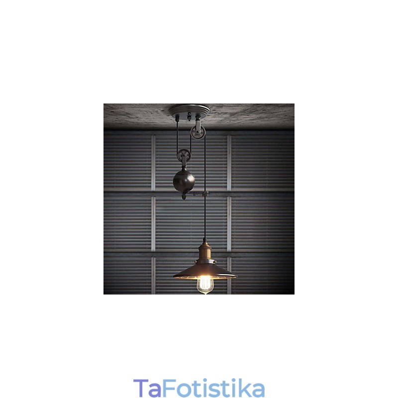 Κρεμαστά φωτιστικά Rustic Lodge Vintage Retro Country Garage Metal