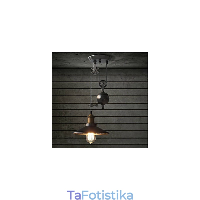 Κρεμαστά φωτιστικά Rustic Lodge Vintage Retro Country Garage Metal