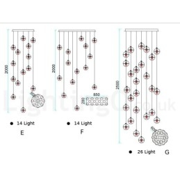 Creative Engineering Stage Meteorer Crystal Ball κρεμαστό φως