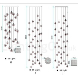 Creative Engineering Stage Meteorer Crystal Ball κρεμαστό φως