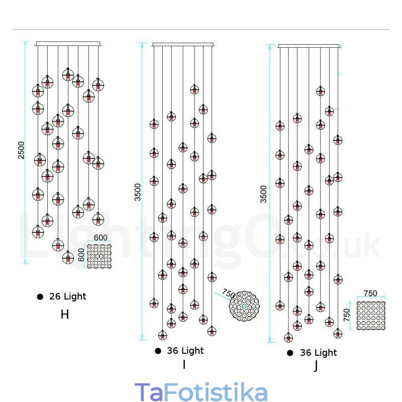 Creative Engineering Stage Meteorer Crystal Ball κρεμαστό φως