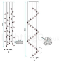 Creative Engineering Stage Meteorer Crystal Ball κρεμαστό φως