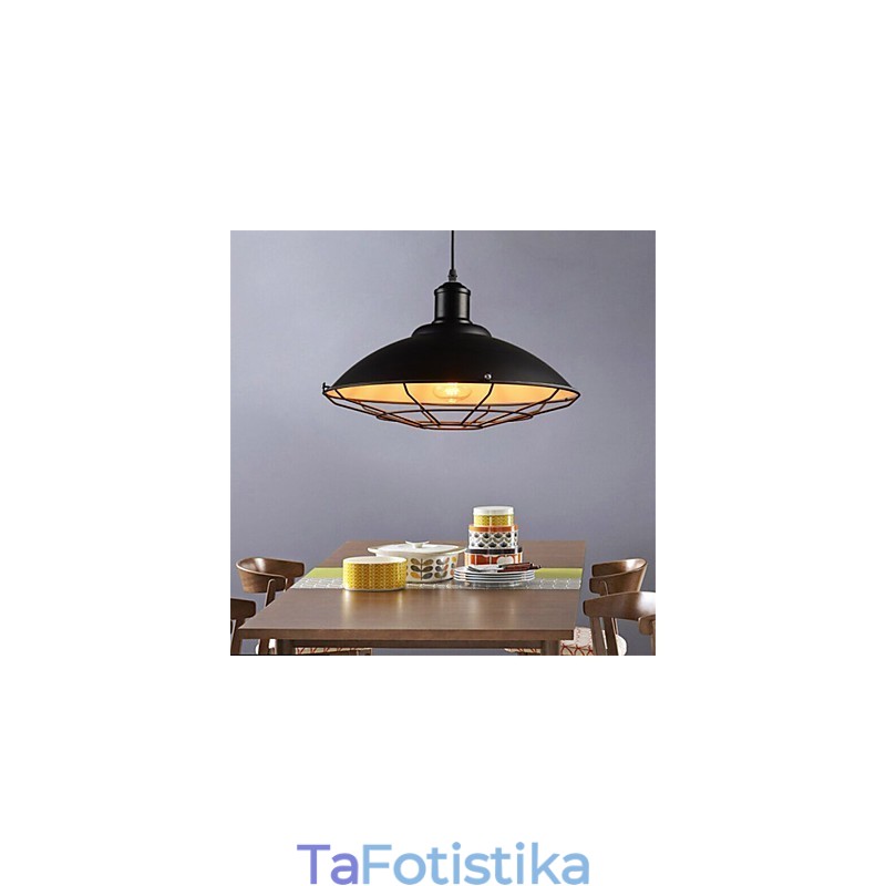 Ρετρό Βιομηχανικός Φωτιστικός Κρεμαστός Πολυέλαιος