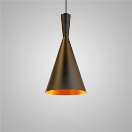 Κρεμαστό φωτιστικό Retro Vintage Tom Dixon Design Μαύρο Λευκό C Τύπου Κρεμαστά φωτιστικά Cafe