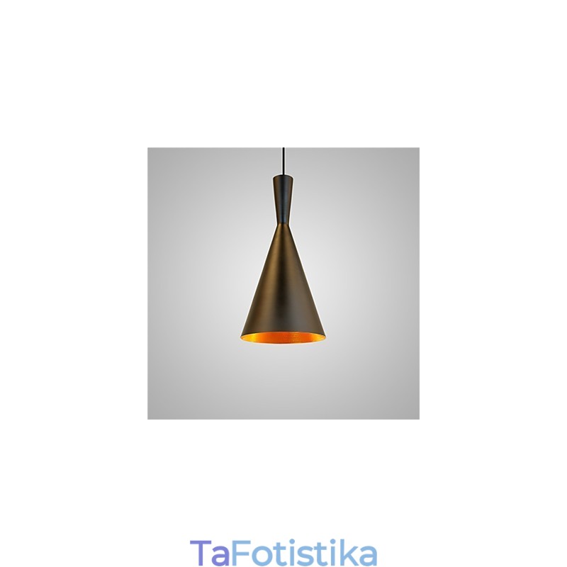 Κρεμαστό φωτιστικό Retro Vintage Tom Dixon Design Μαύρο Λευκό C Τύπου Κρεμαστά φωτιστικά Cafe
