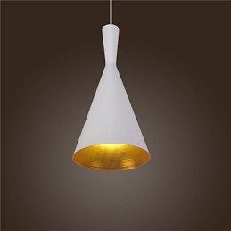 Κρεμαστό φωτιστικό Retro Vintage Tom Dixon Design Μαύρο Λευκό C Τύπου Κρεμαστά φωτιστικά Cafe